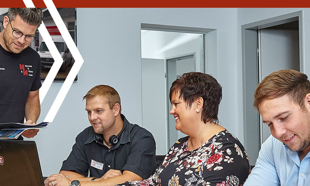 Besprechung bei Hermes & Harrer